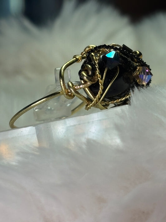 Black Onyx ring: ancient strength 
