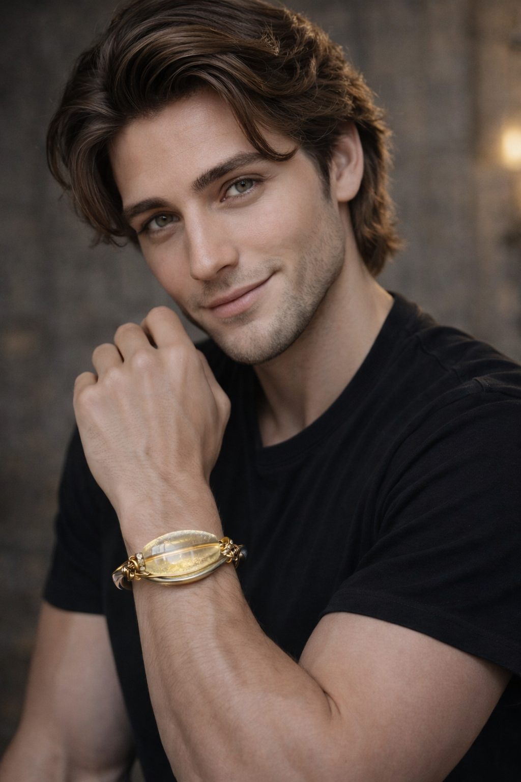 Gilded Sunlight Couture Bracelet