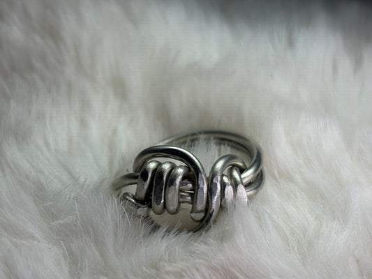 Silver talisman ring of good luck