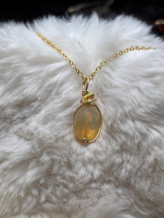 Star Fire: Opal Pendant