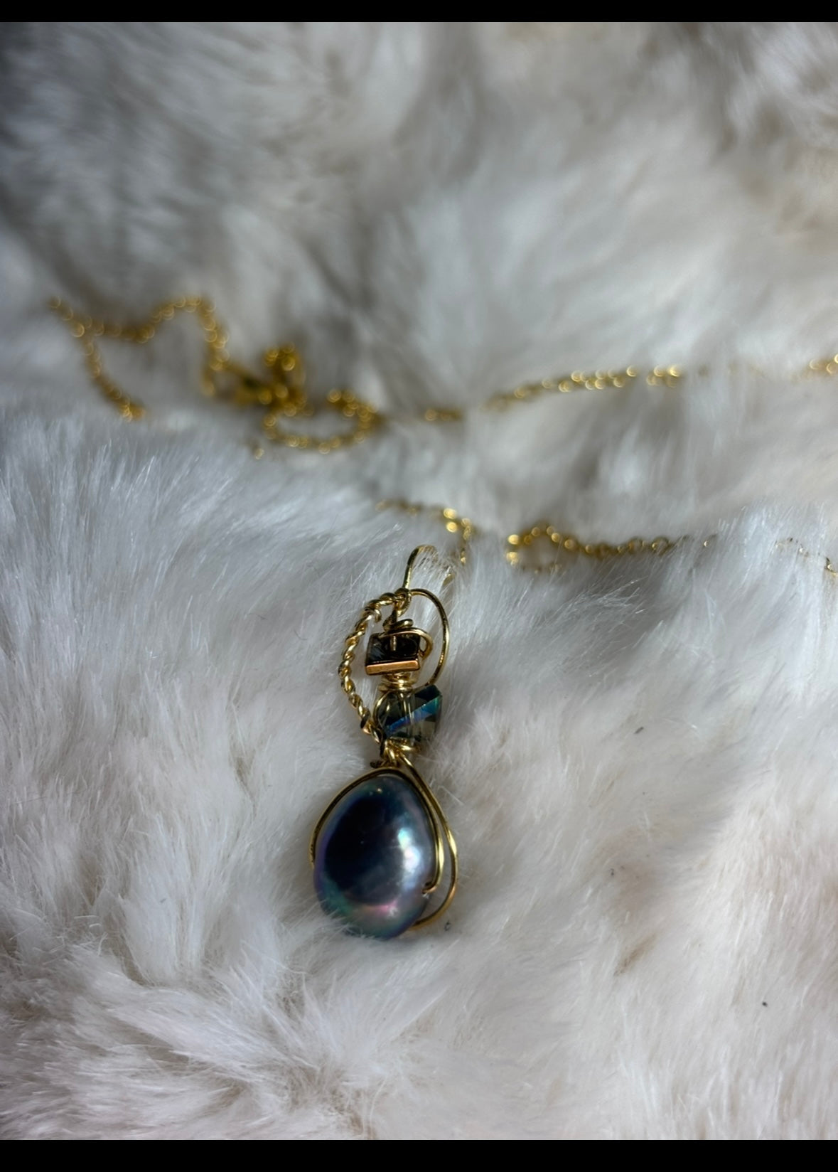 Pearls of the deep: Sea Pearl earrings (set available)