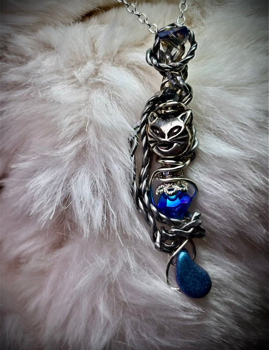 Lucky Cat: In Blue  