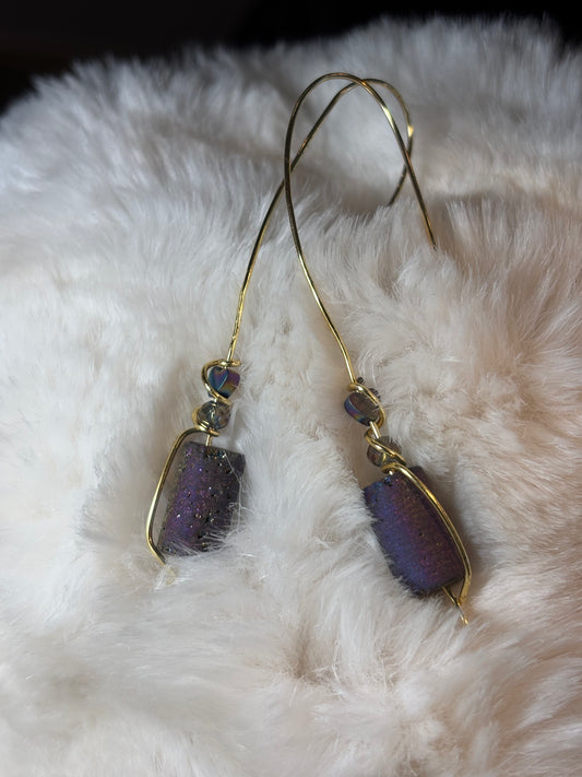 Cosmic Crush: Druzy earrings
