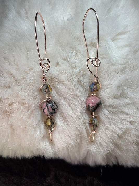 Rose of my soul: RHONDITE pendant (set available)