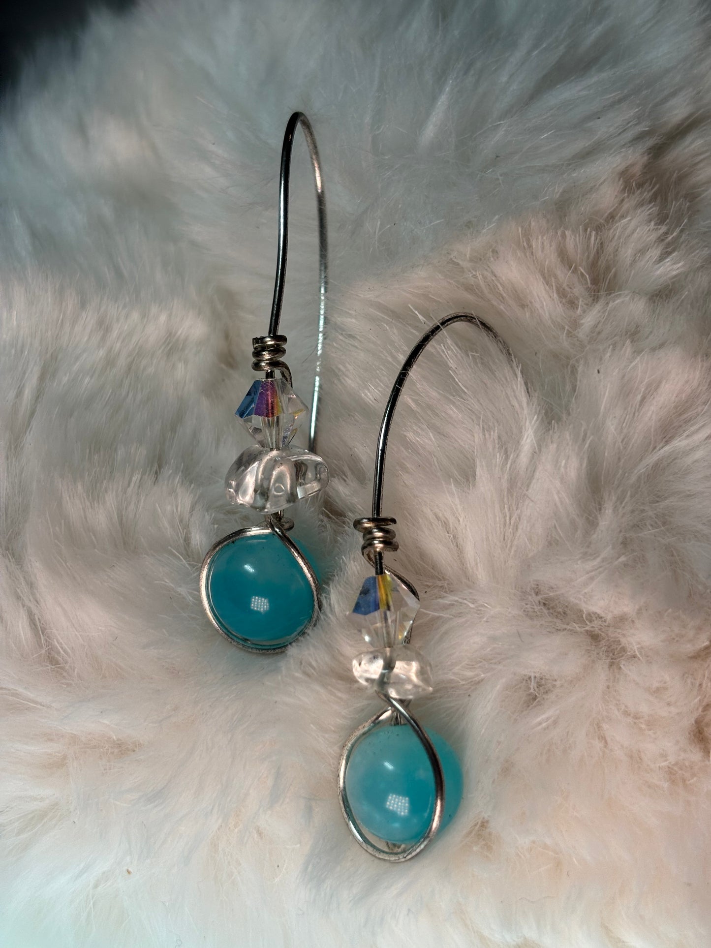Heart of the Clear Sky: Chroprase Earrings