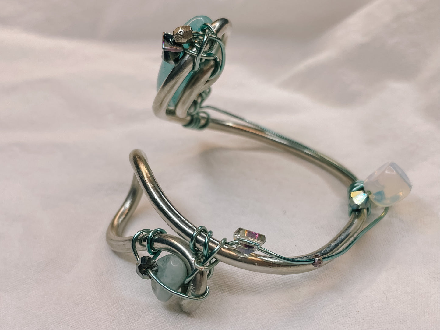 Larimar Moonstone Bracelet
