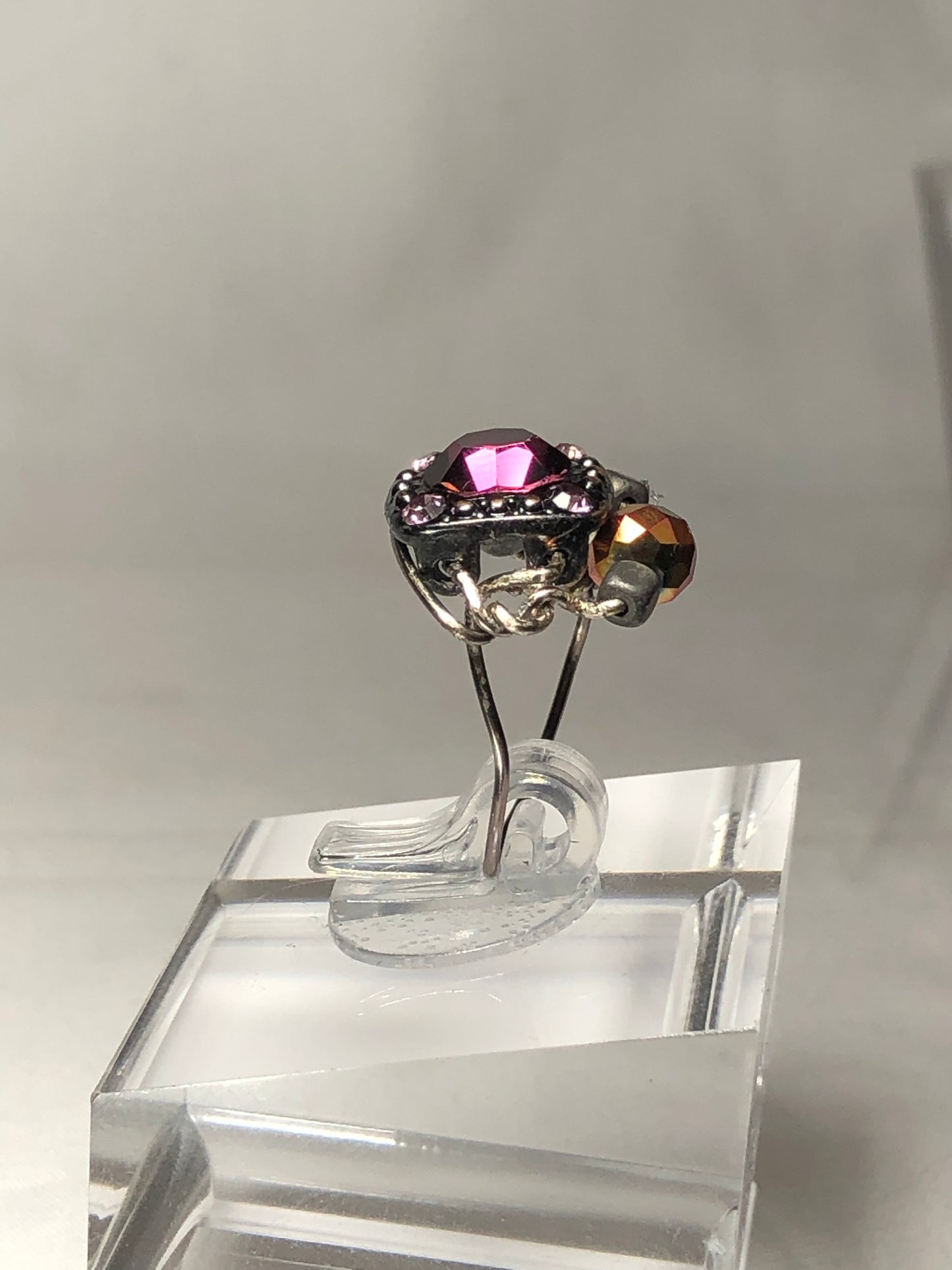 Dark Rhinestone ring