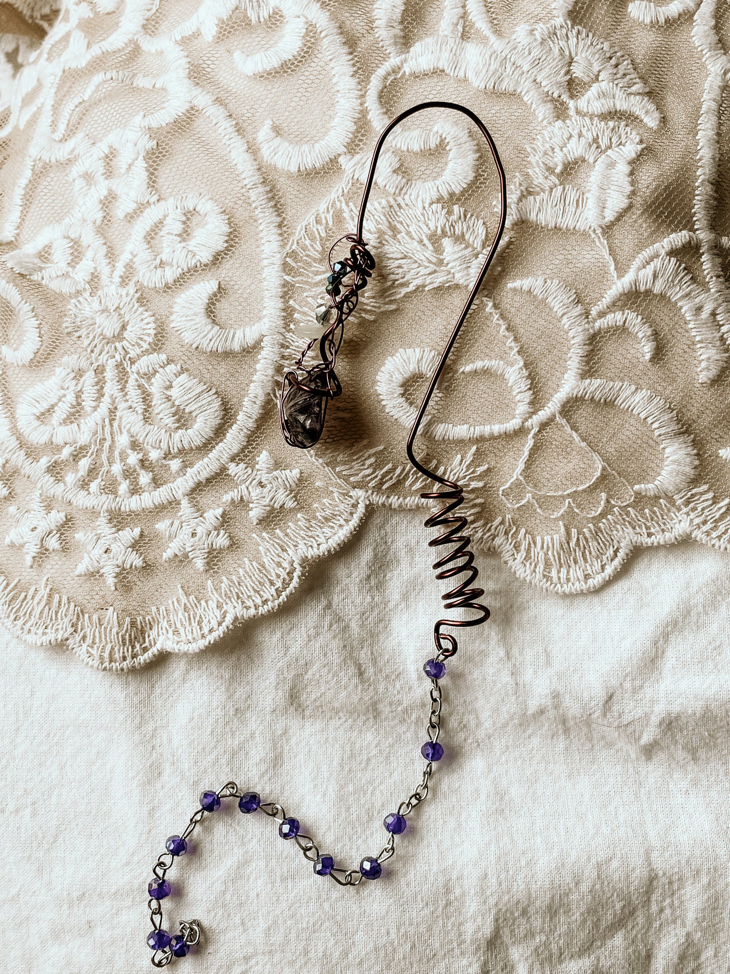 Amethyst Earcuff
