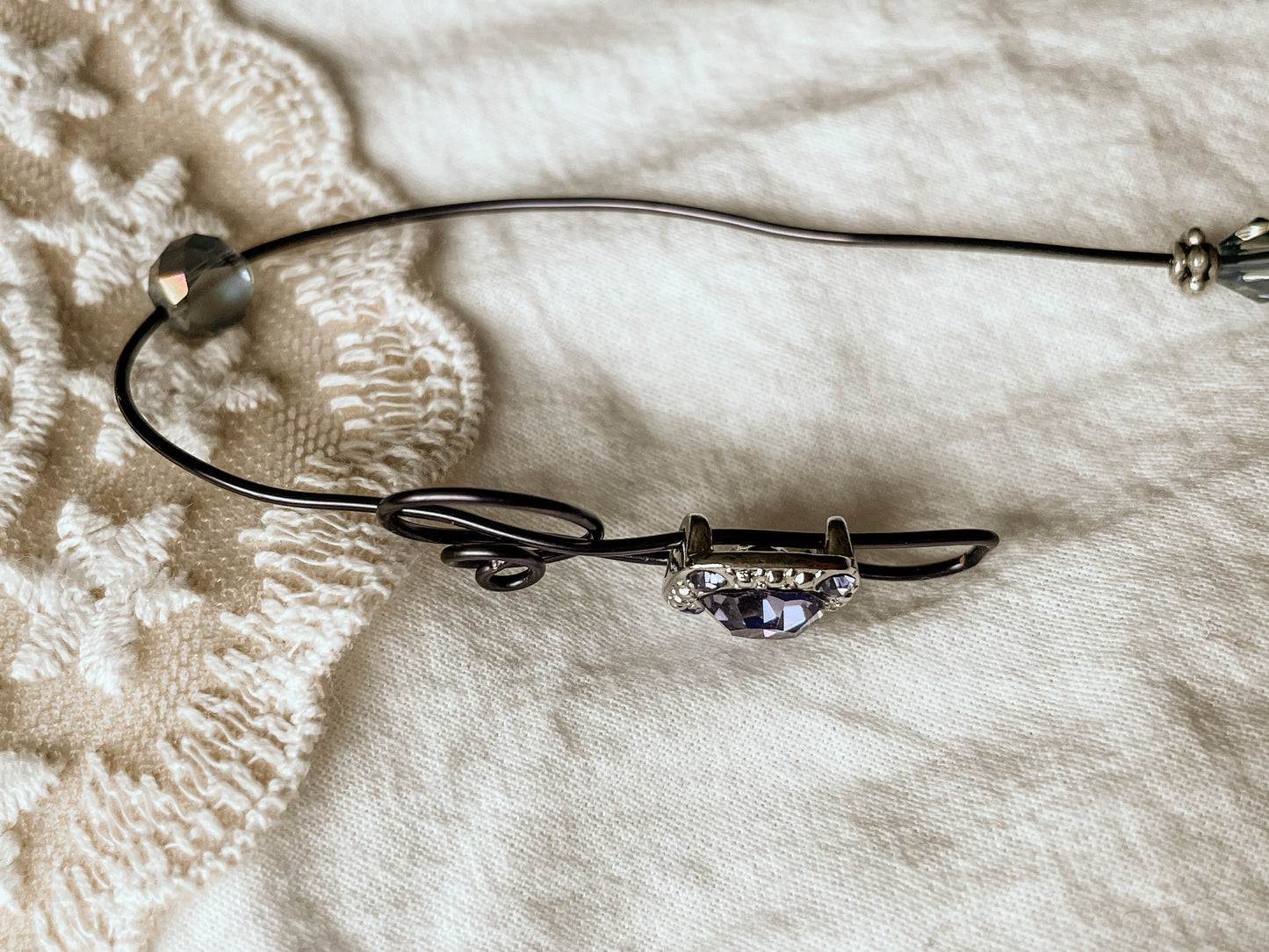 Indigo earcuff