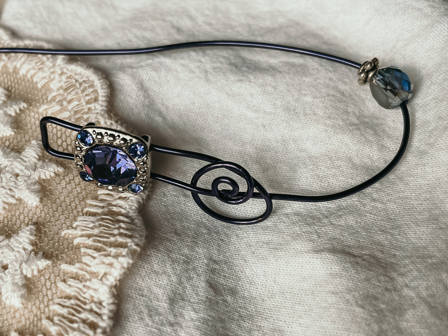 Indigo earcuff