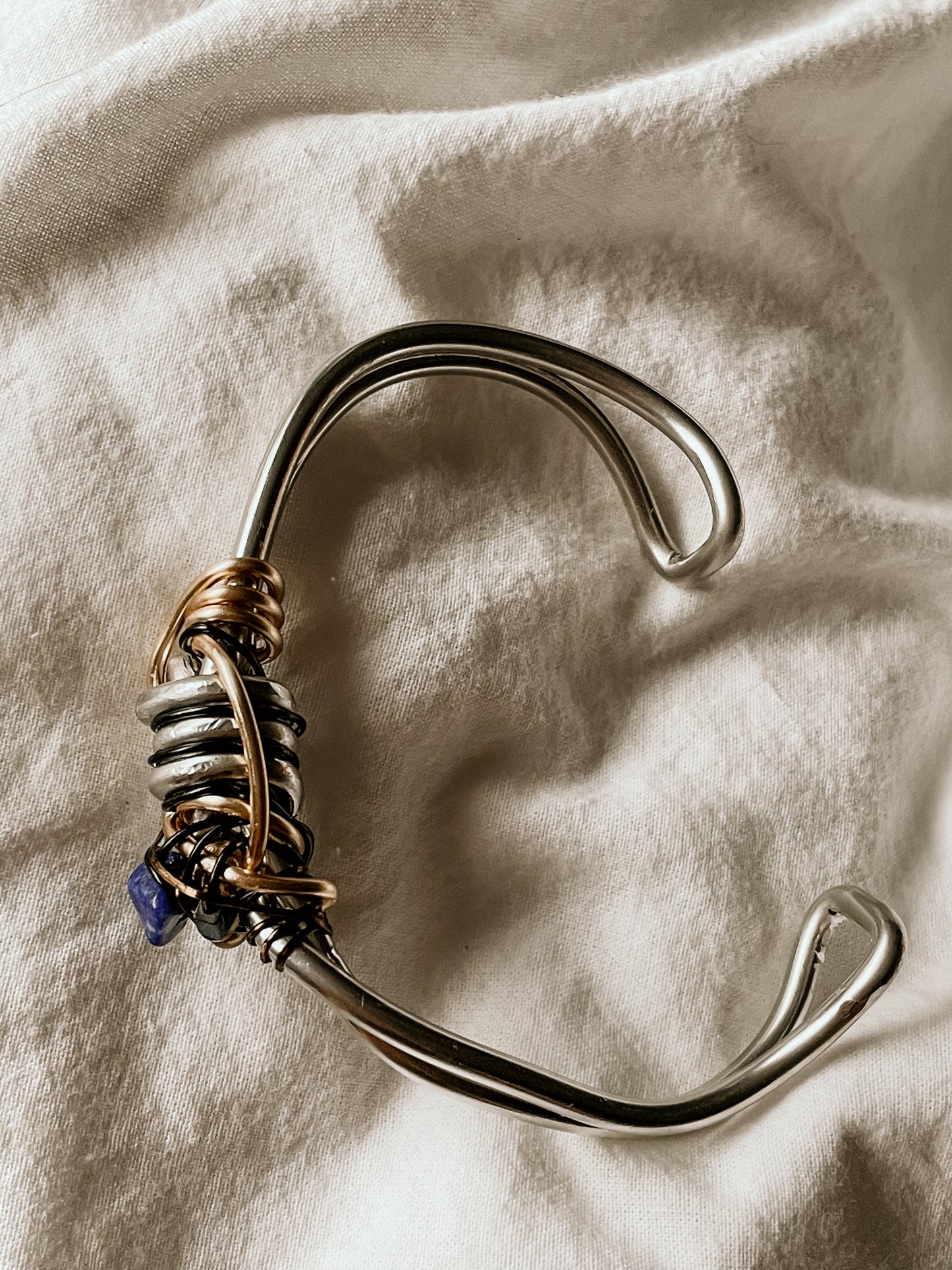 Lapis strength bracelet