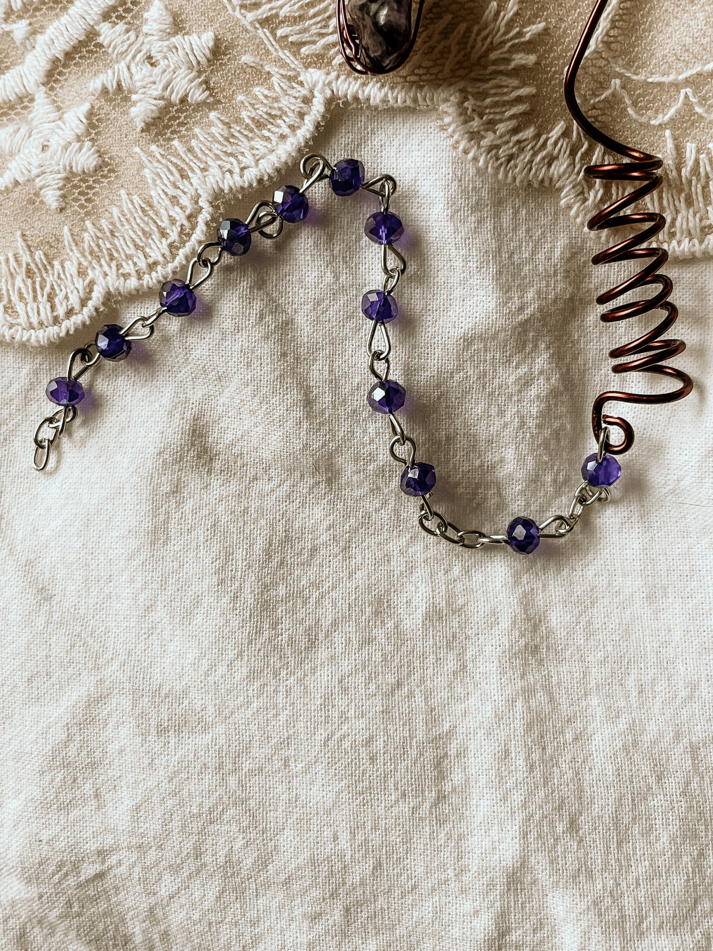Amethyst Earcuff