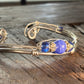 Blue Crackle Agate:  Lapis Lazuli Bracelet:  Evening Star