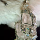 Crystal and quartz crystal pendant: TWIN PILLARS OF CLARITY ￼ ￼