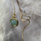 Breath of Peace — Golden Calm: Amazonite right Earcuff