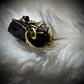 ELECTRIC BLUE:  AURA QUARTZ RING — GOLD