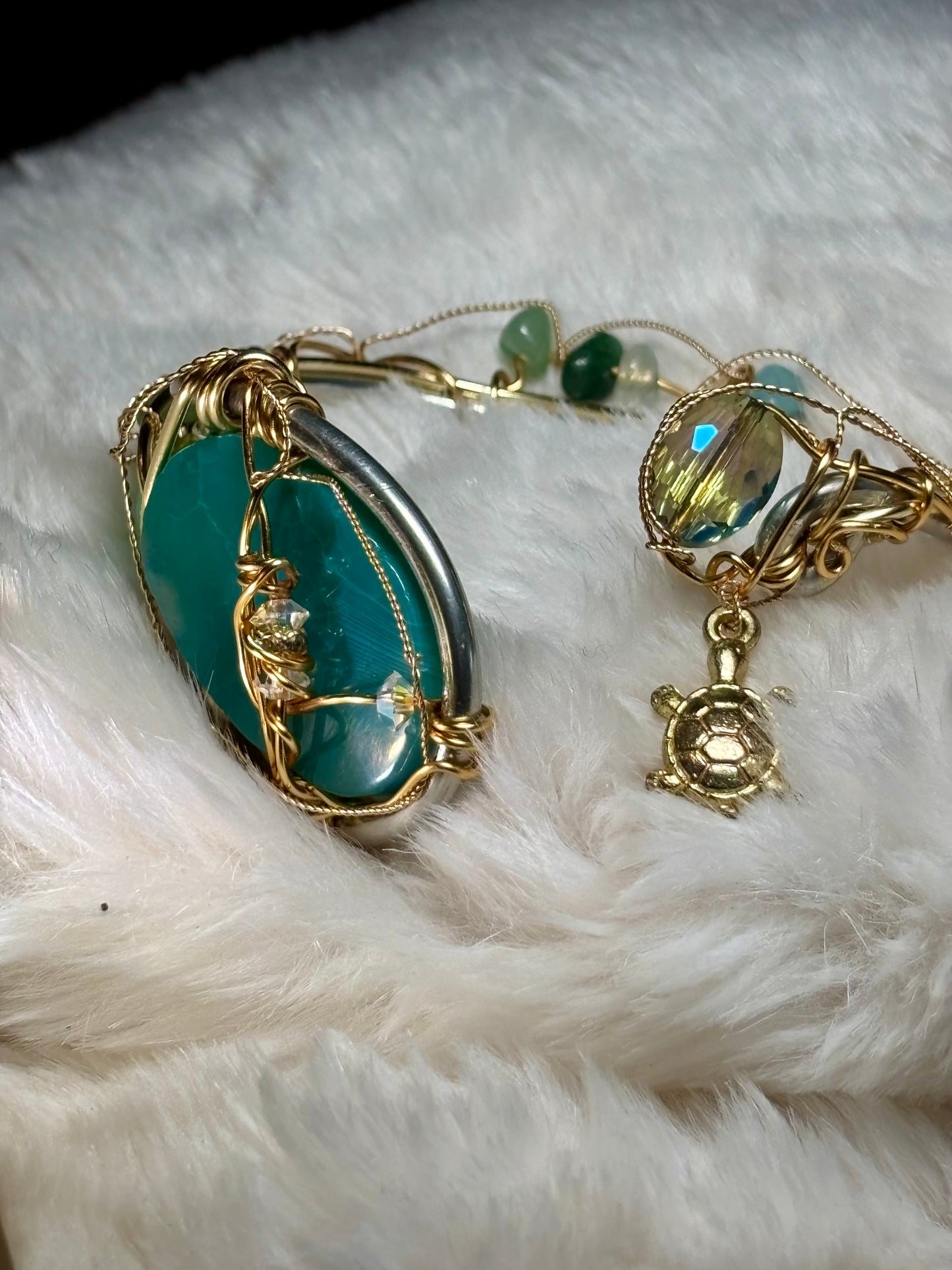 Sea Turtle Talisman Bracelet: Ocean Guardian