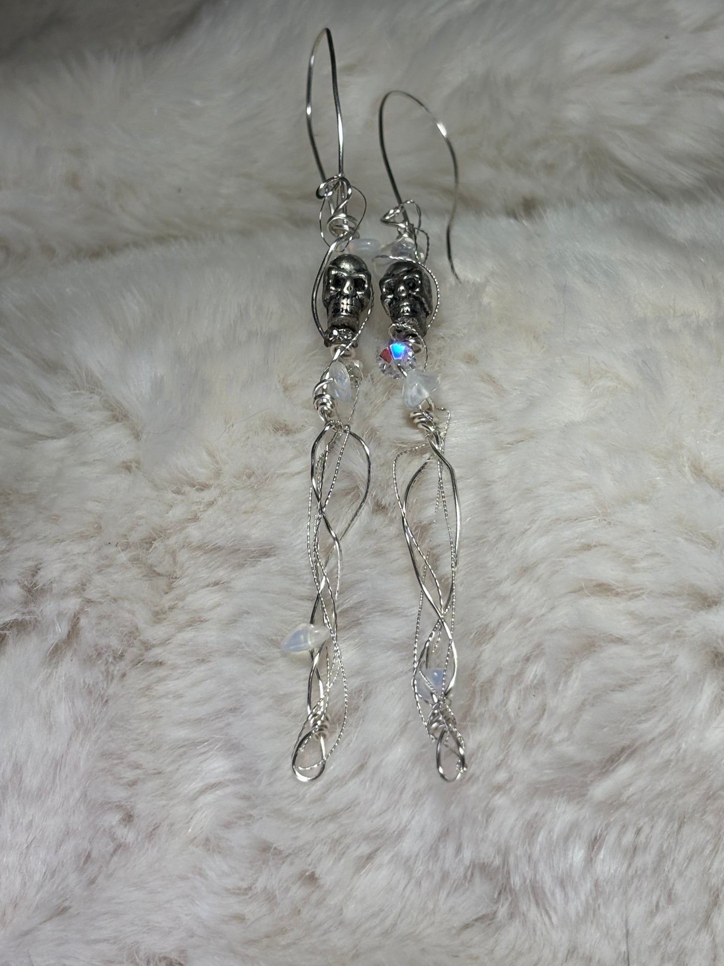 Pirate Love “The Storm, The Kiss, The Legend.”Moonstone Earrings : ‘Till death do we part’ series of The Johnny collection