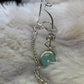 Quiet Within: Amazonite left silver Earcuff