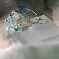 Aqua crystal ring: shard of the sea