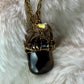 The Velvet Heirloom: vintage topaz pendant (set available)￼