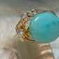 Larimar Ring: tranquil waters ￼