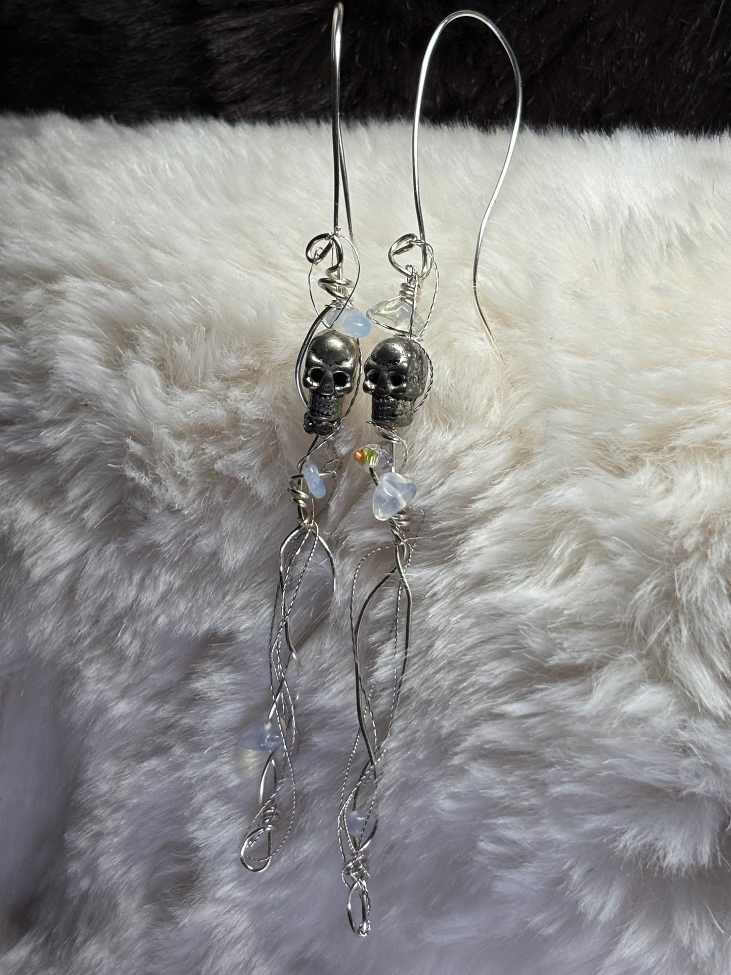 Pirate Love “The Storm, The Kiss, The Legend.”Moonstone Earrings : ‘Till death do we part’ series of The Johnny collection
