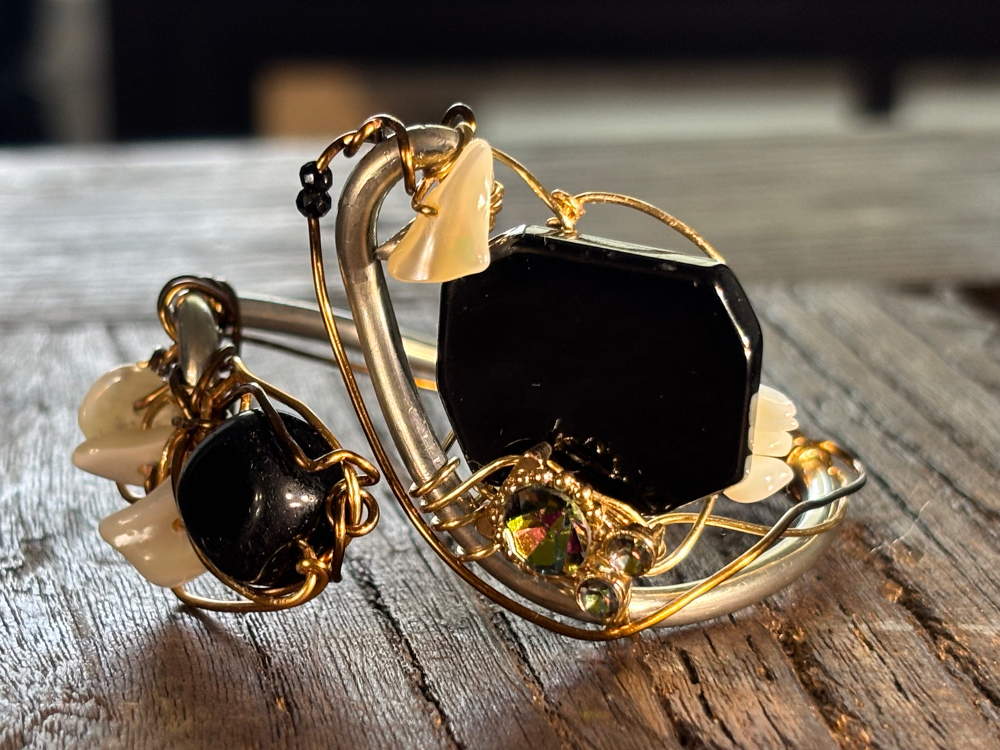 Black Onyx Bracelet: Gatsby’s Garden