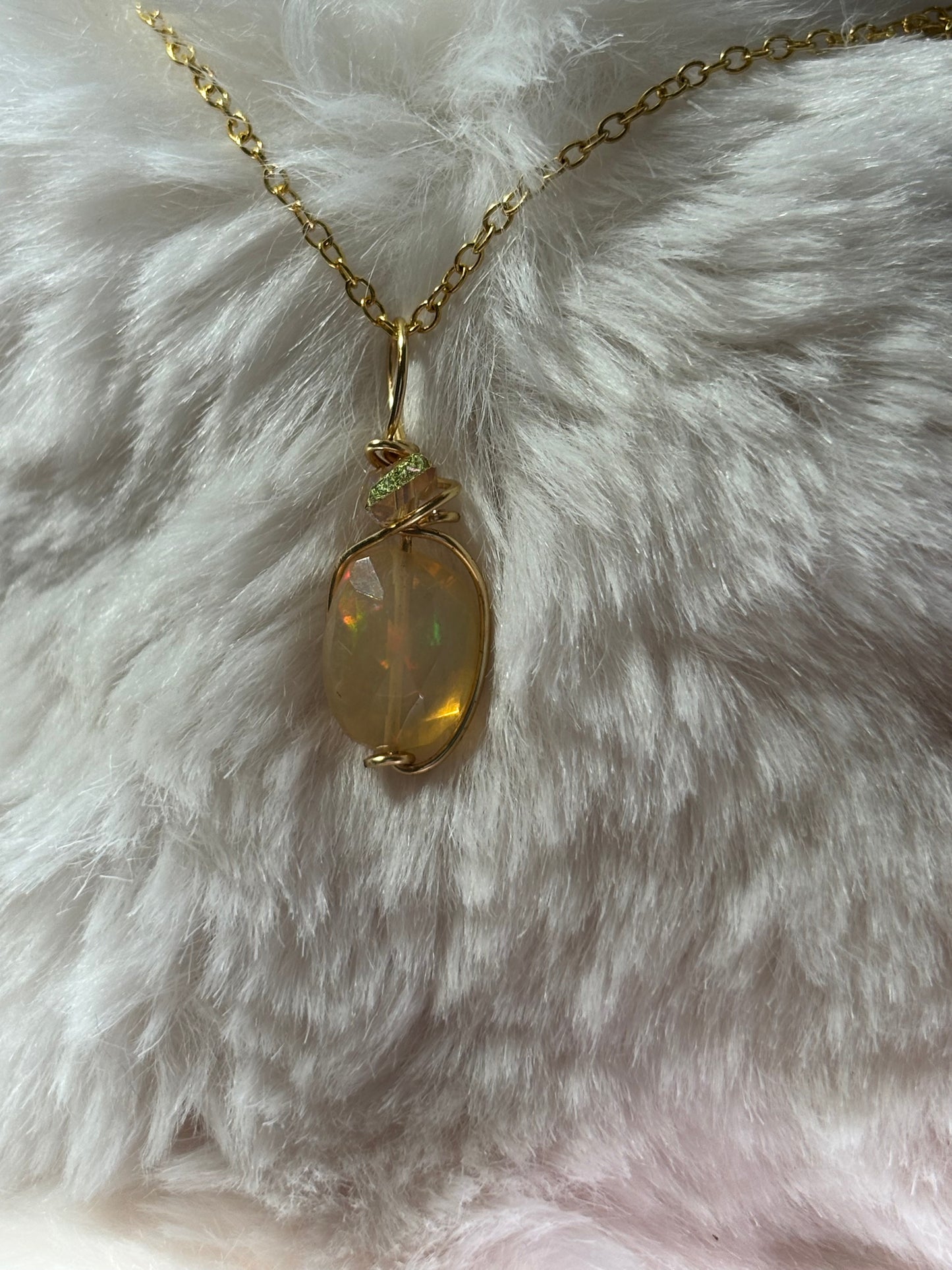 Star Fire: Opal Pendant