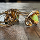 African Opal, tiger eye, Aberdeen, volcano rock ￼Bracelet: ￼