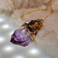 Amethyst Crown Amulet: amethyst pendant