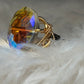 Brilliant Crystal in Gold Ring:￼Sunfire
