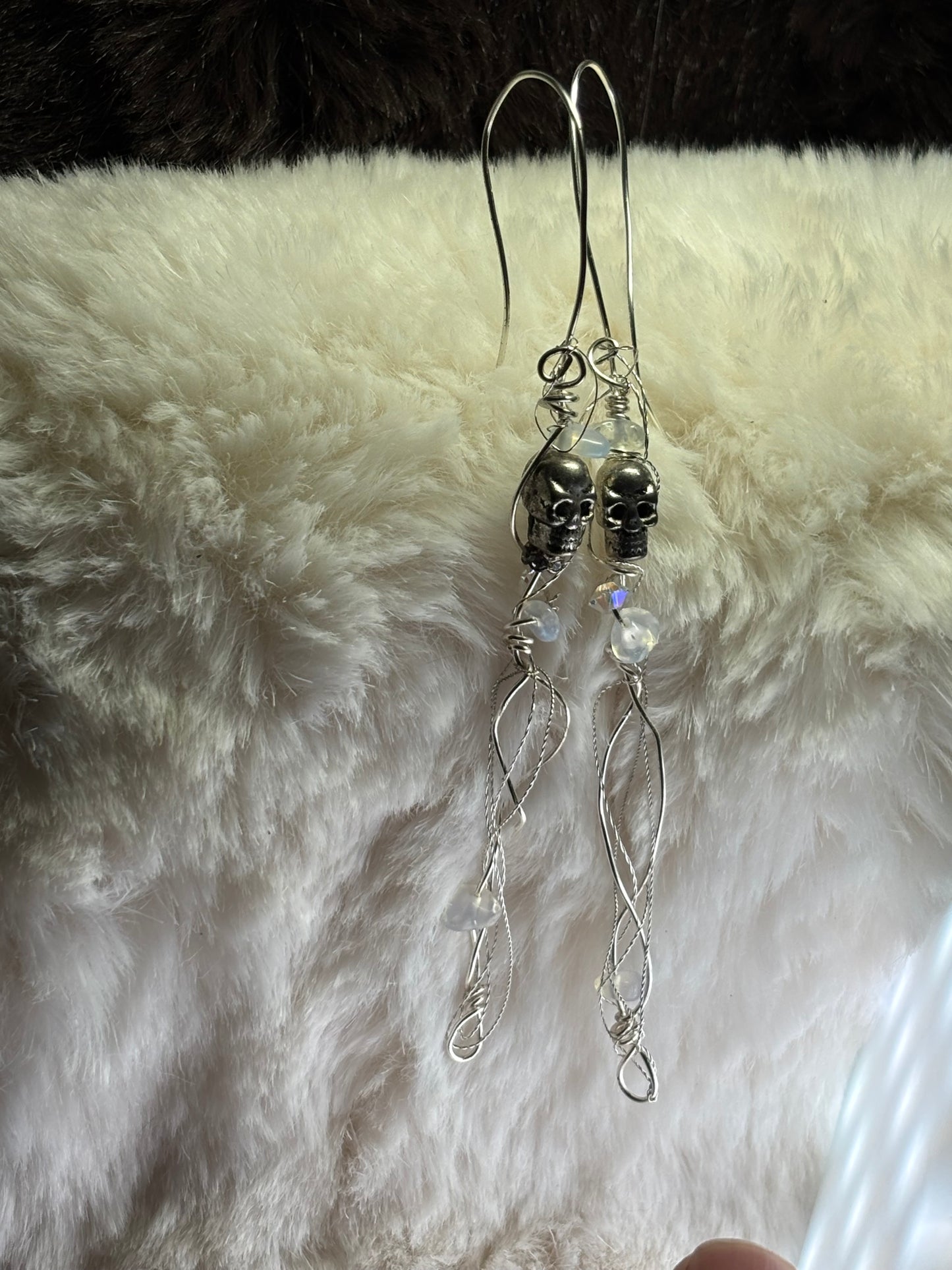 Pirate Love “The Storm, The Kiss, The Legend.”Moonstone Earrings : ‘Till death do we part’ series of The Johnny collection