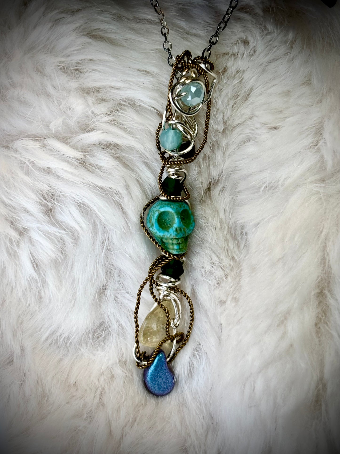 Spirit Keeper Johnny: Turquoise & Citrine