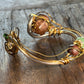 African Opal, tiger eye, Aberdeen, volcano rock ￼Bracelet: ￼