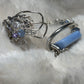 Blue lace agate and Crystal bracelet: Crystal Calm￼