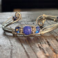 Blue Crackle Agate:  Lapis Lazuli Bracelet:  Evening Star