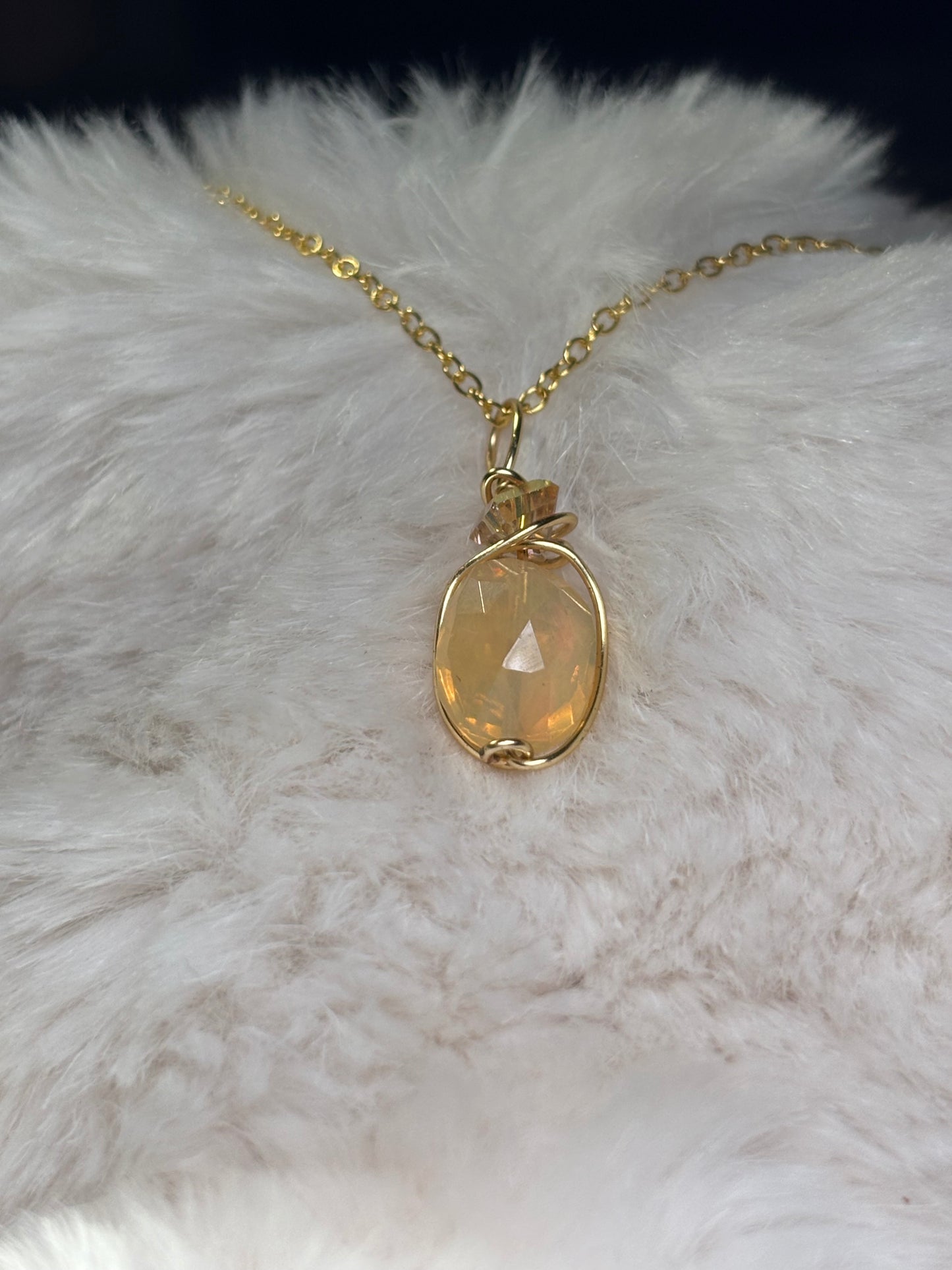 Star Fire: Opal Pendant