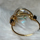 Brilliant Crystal in Gold Ring:￼Sunfire