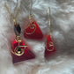 Fire drop: candy collection: pendant /earring /bracelet set