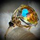 Brilliant Crystal in Gold Ring:￼Sunfire