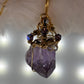 Amethyst Crown Amulet: amethyst pendant