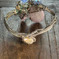 Dragon Vein Agate, Amethyst, Moonstone Bracelet:    DRAGON RIDER
