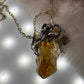 Solar Talisman: citrine pendant