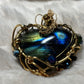 Labradorite heart necklace:


Heart of the Hidden Aurora