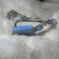 Blue lace agate and Crystal bracelet: Crystal Calm￼