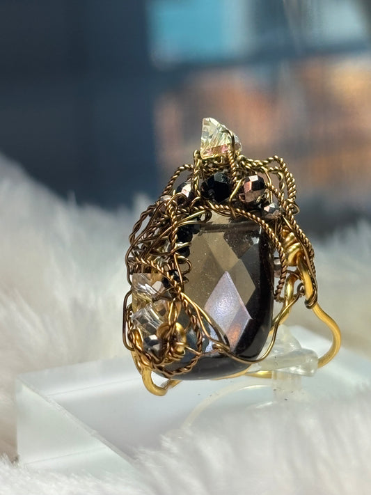 Topaz ring: ￼Gatsby’s Daisy ￼