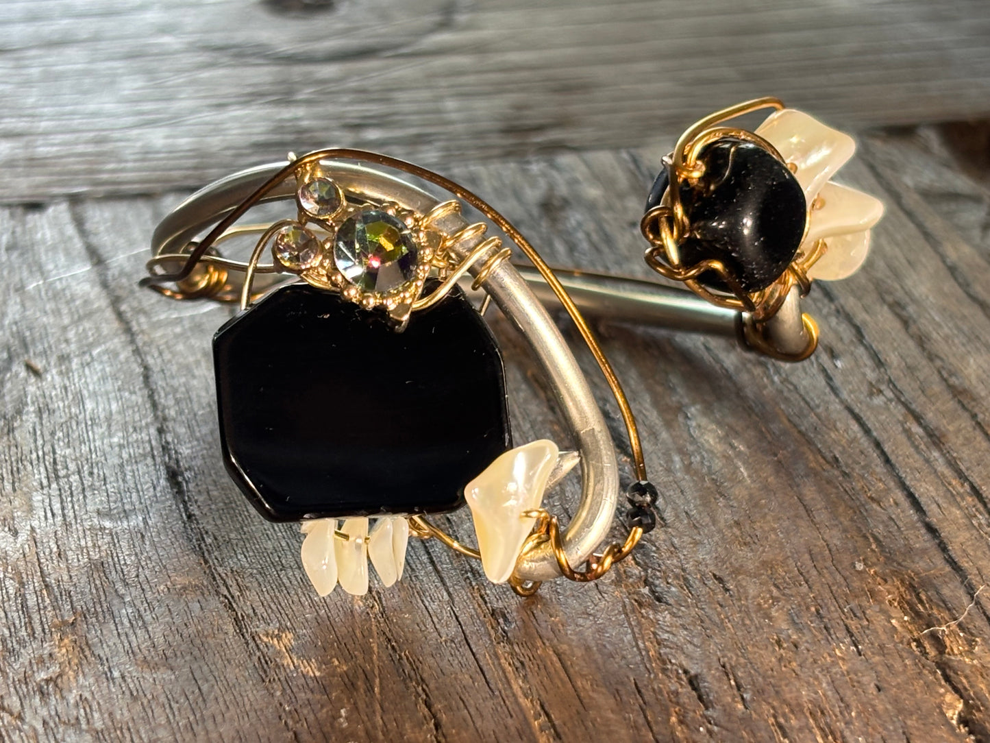 Black Onyx Bracelet: Gatsby’s Garden