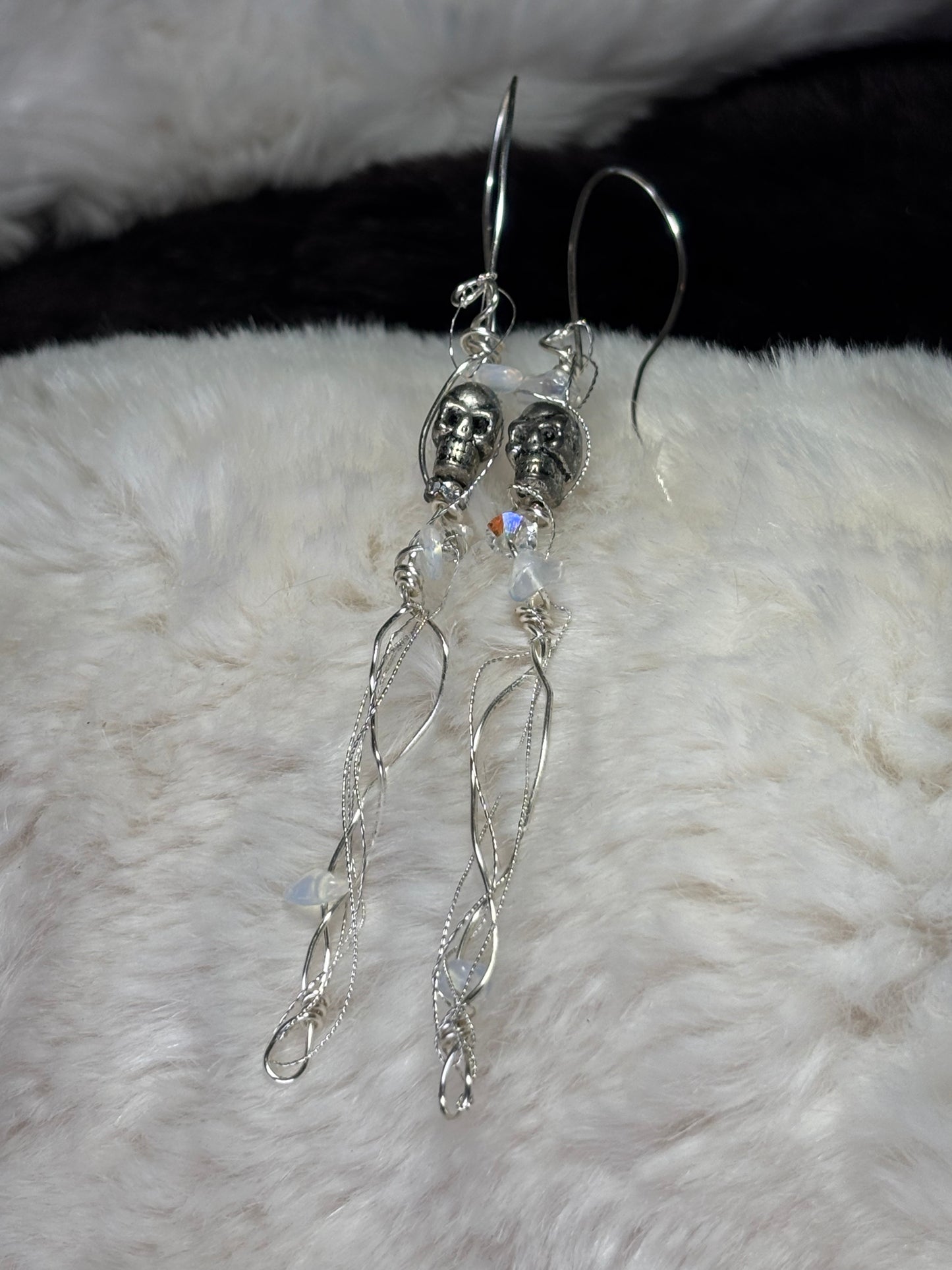 Pirate Love “The Storm, The Kiss, The Legend.”Moonstone Earrings : ‘Till death do we part’ series of The Johnny collection