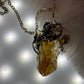 Solar Talisman: citrine pendant